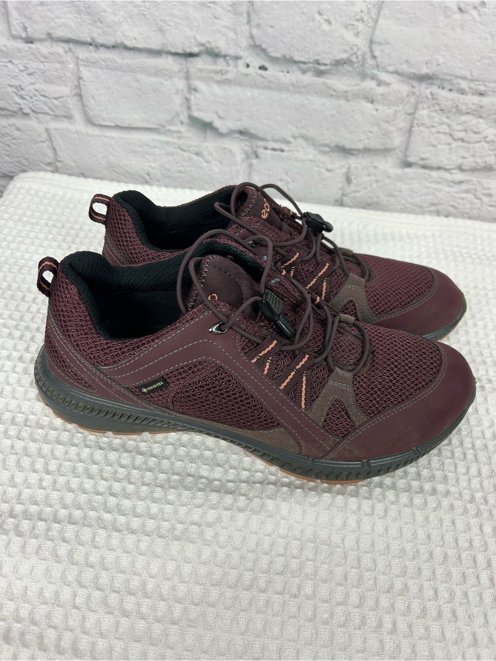 ECCO Terracruise II Women’s 9-9.5 Plum Gore-Tex Outdoor Hiking Shoes
